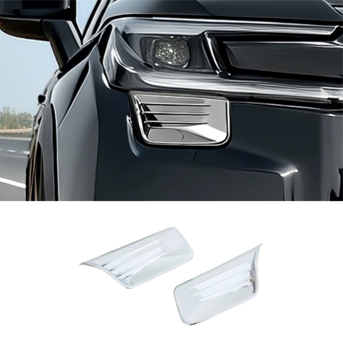 Suitable for 26 New Models of Rav4 Door Handle Frame Covers, Sixth-Generation Wildlander Door Bowl Stickers, Modification Accessories