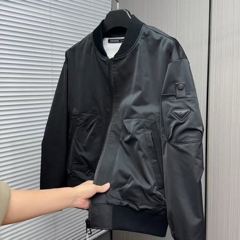 Men's Spring Baseball Collar Jacket 2025 New Fashionable Easiest for Match Casual Temperament Youth Work Jacket Trendy
