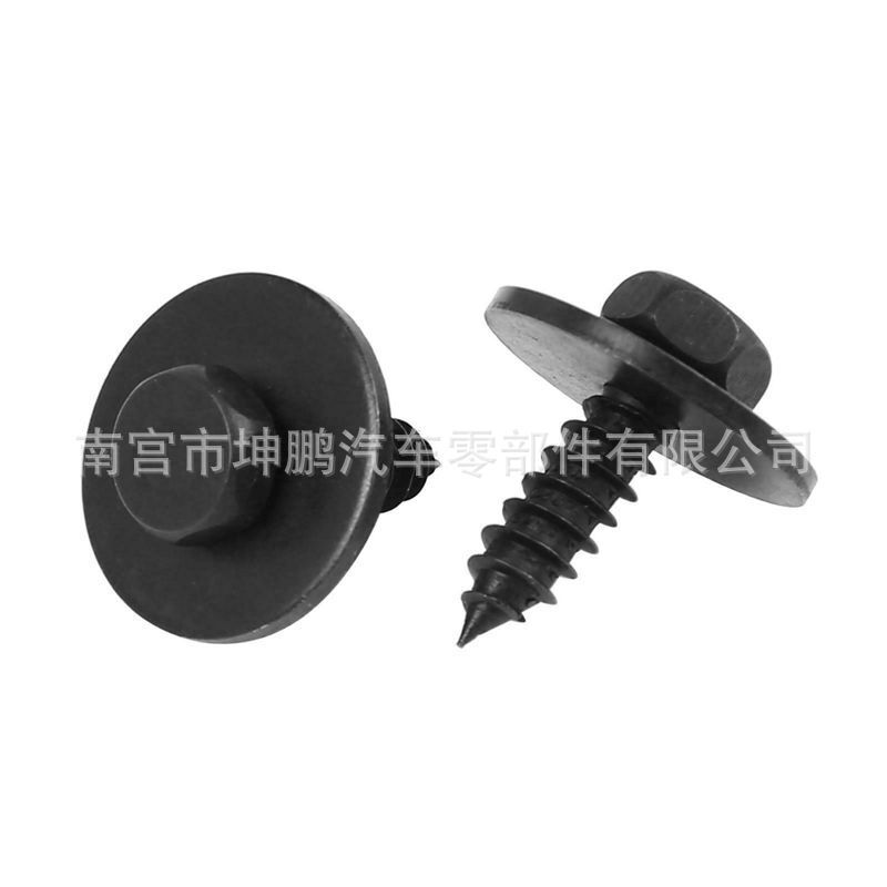 Suitable for BMW fastening screw bolt Fender bushing car fender black plated screw 07147129160