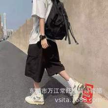 外贸男装休闲裤五分裤中裤多袋裤 夏季地摊服装低价货源批发