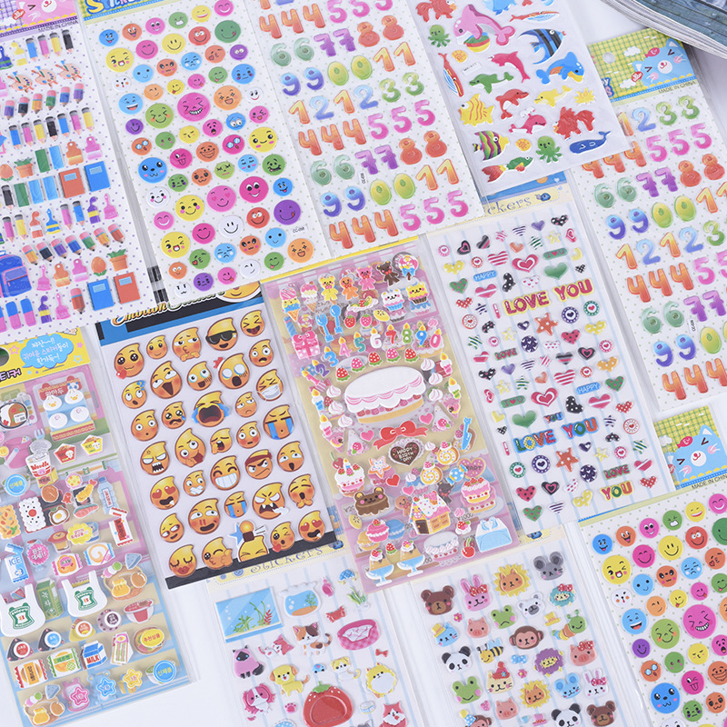 children's cartoon multifunctional stickers reusable