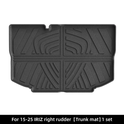 Trunk Mat of Proton Persona/Iriz Car - 15-25-proton-iriz-trunk-mat-right-hand-driveno-holes-black