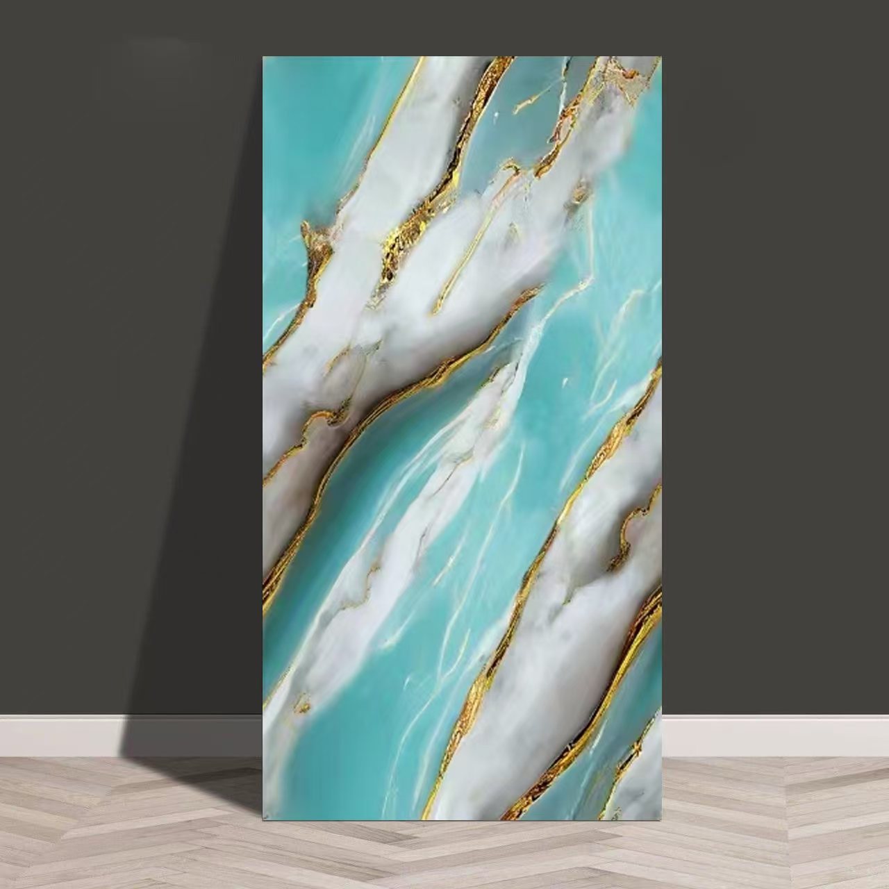 Baldosas de mármol transfronterizas autoadhesantes pegatinas de pared decorativas cocina gruesa baño renovación impermeable a prueba de aceite