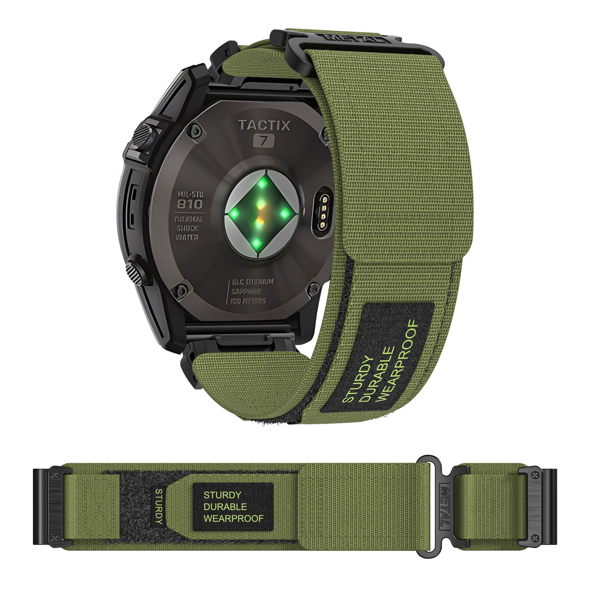 For Jiaming Watch Strap Alpine Nylon Loop Velcro Garmin Sports Watch Strap Wholesale Cross Border