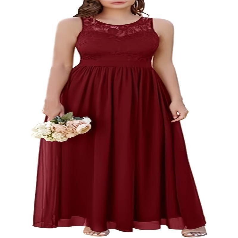 Women'S Formal Dress Halter Long Prom Dress Floral Lace