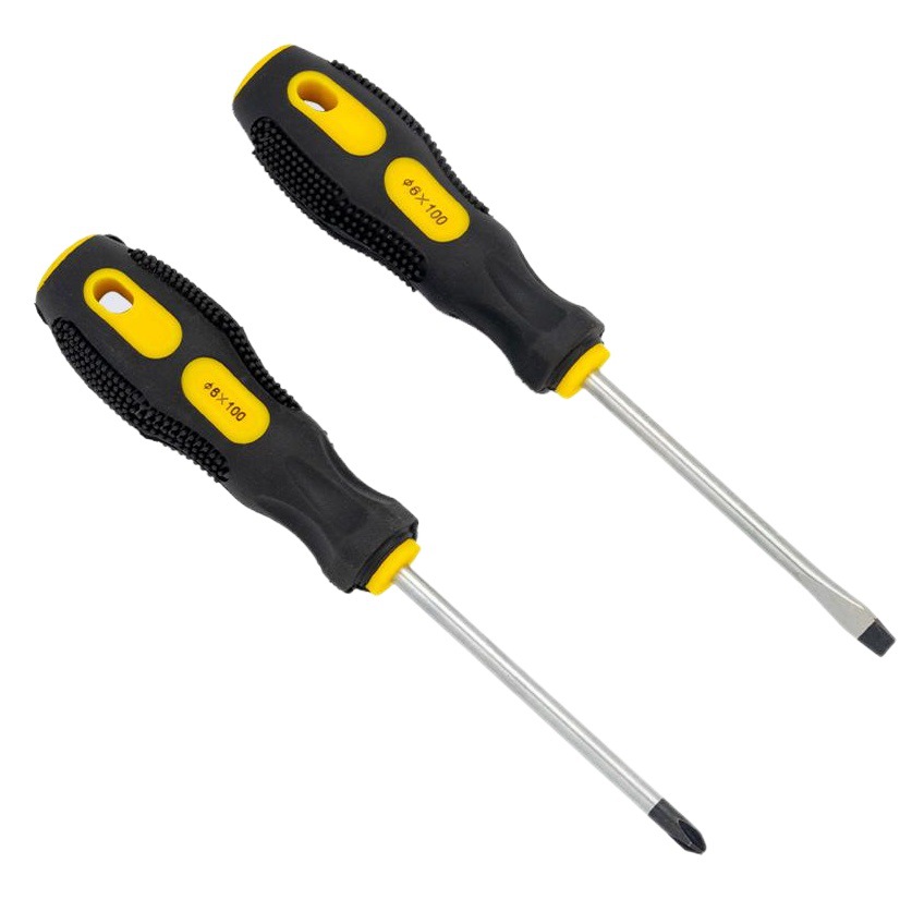 Fábrica de masaje mango destornillador Cruz destornillador magnético destornillador de una palabra al por mayor fuerte magnético