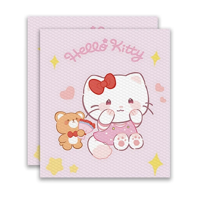 motorcycle handlebar covers, universal: Motorcycle tail - little-bear-pink-kt-set-of-two