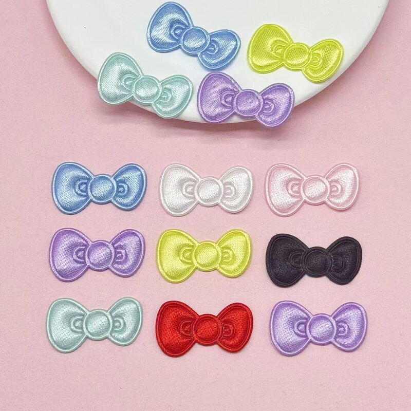 Bow-Knot Cute Girl Accessories DIY Kidsren's Handmade Pain Bag Pain Board Material Clothing Gloves Scarf Material
