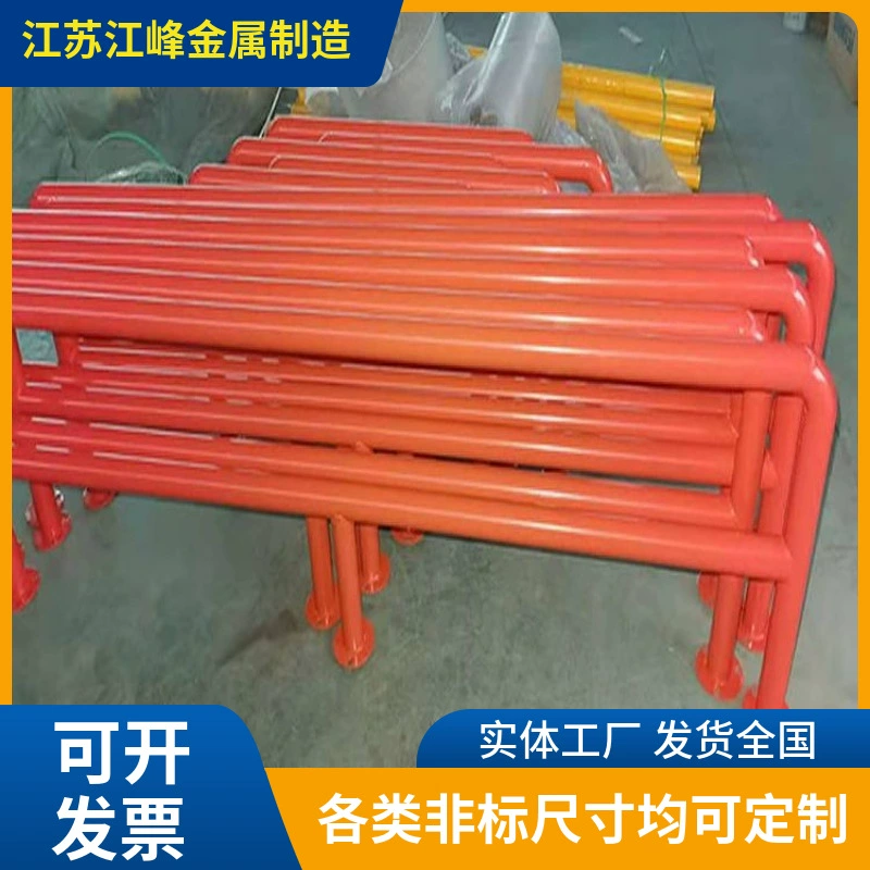 Заводская сборка противостолкновительных ограждений типа М из удлиненной стальной трубы, блокировщик для складских стеллажей, защитный напольный блокиратор