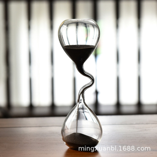 Creative hourglass glass timer crafts gift gift gift Valentine's Day Children's Day gift