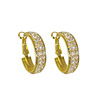 Sophisticated small design advanced earrings, 2024 years, light luxury style, high-quality style