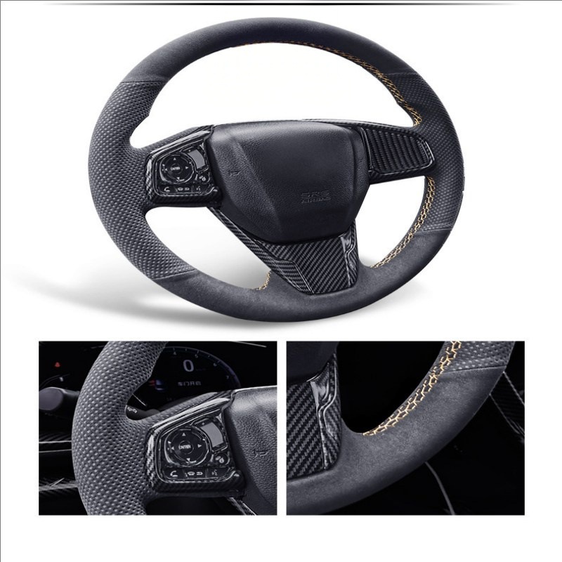 Custom-made hand-stitched steering wheel cover for Ford Mondeo, Ford Escort steering wheel cover, suede leather handle cover