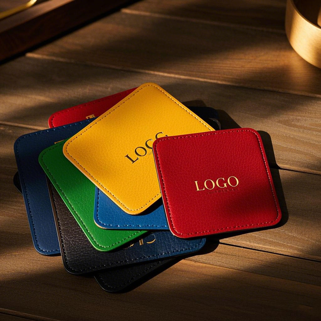 Ins Blogger with Coaster | Marble Gold Line Stroke Social Media Drainage