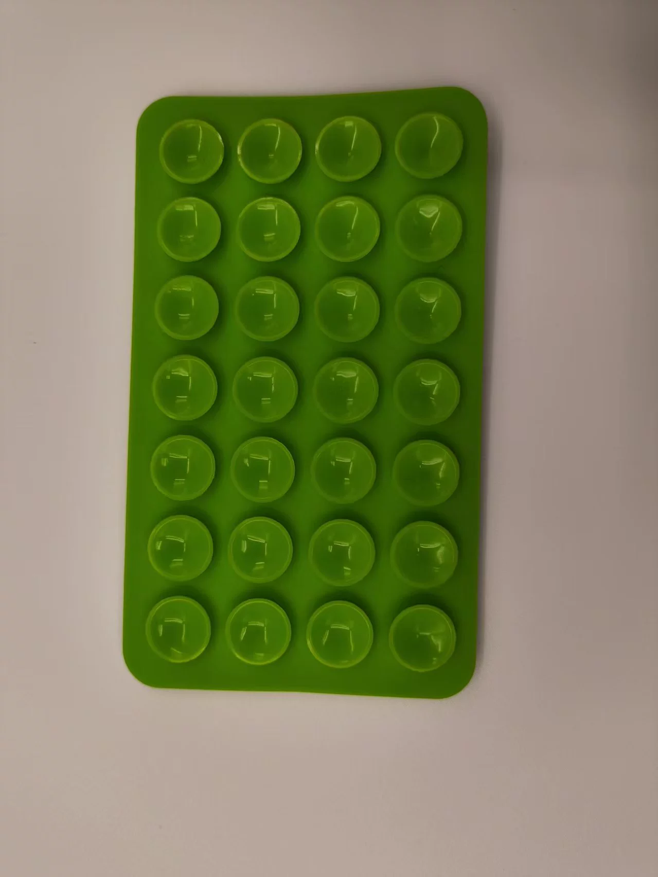 Silicone double-sided phone pad, square, 28-stud, sizes 32/40 mm, customizable colors
