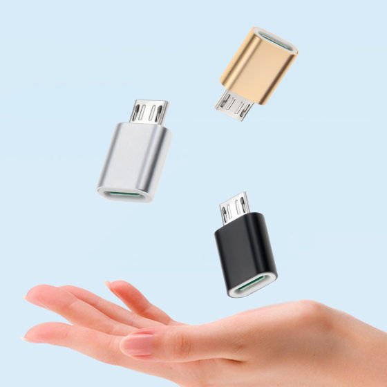 Suitable for type-c to Android Apple adapter mobile phone data charging v8 converter micro aluminum alloy tpc