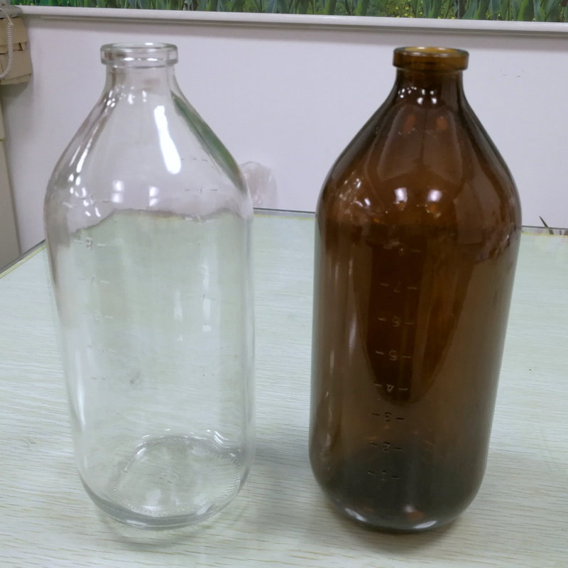 特价销售1000ml耐高温耐高压玻璃输液瓶盐水瓶留样瓶储存罐试剂瓶