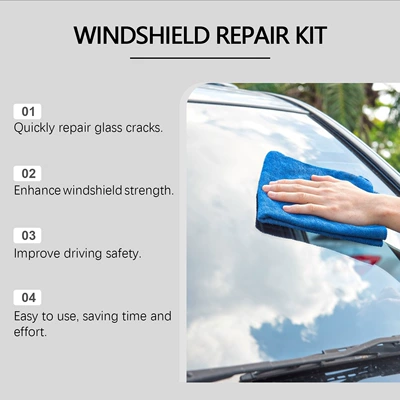 Kit, Auto glass repair liquid