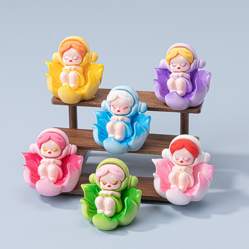 花仙子SP 微景观装饰树脂工艺品小摆件创意花园diy饰品配件钥匙扣|undefined