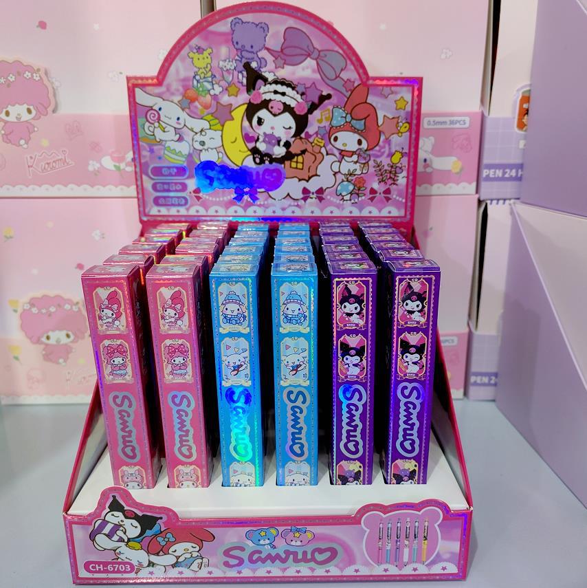 6703三丽偶动漫按动中性笔单支盲盒