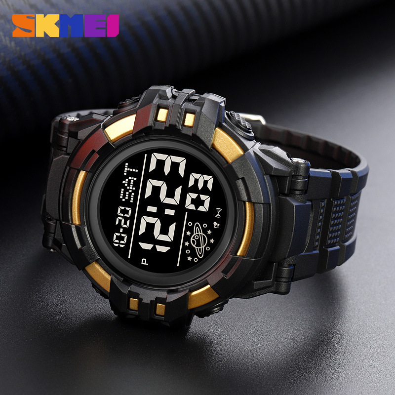 Skmei multi-funcional deportes al aire libre reloj de los hombres de moda de la marca de moda electrónica cronógrafo luminoso 2003