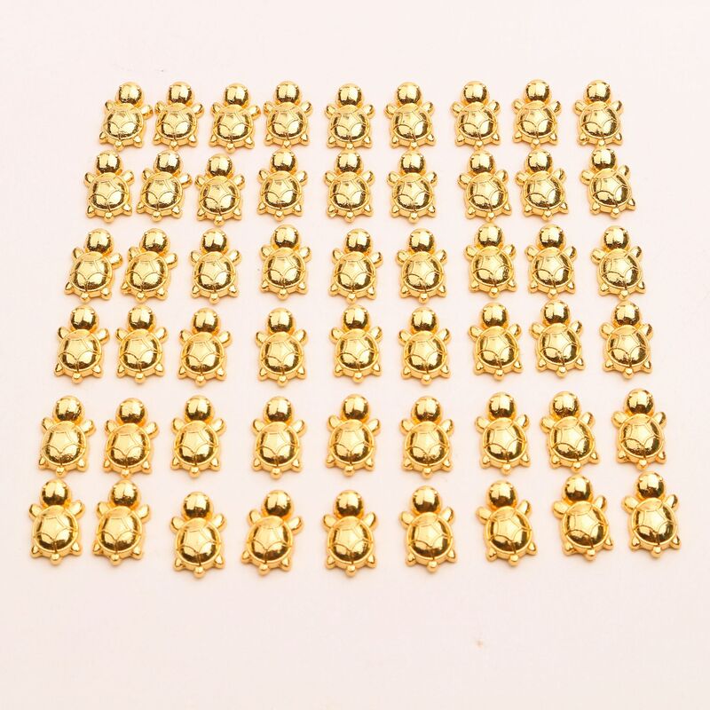 Mini Imitation Gold Alloy Turtle High-End Niche Ornaments Cross-Border Hot-Selling Metal Crafts Gift Manufacturers Wholesale