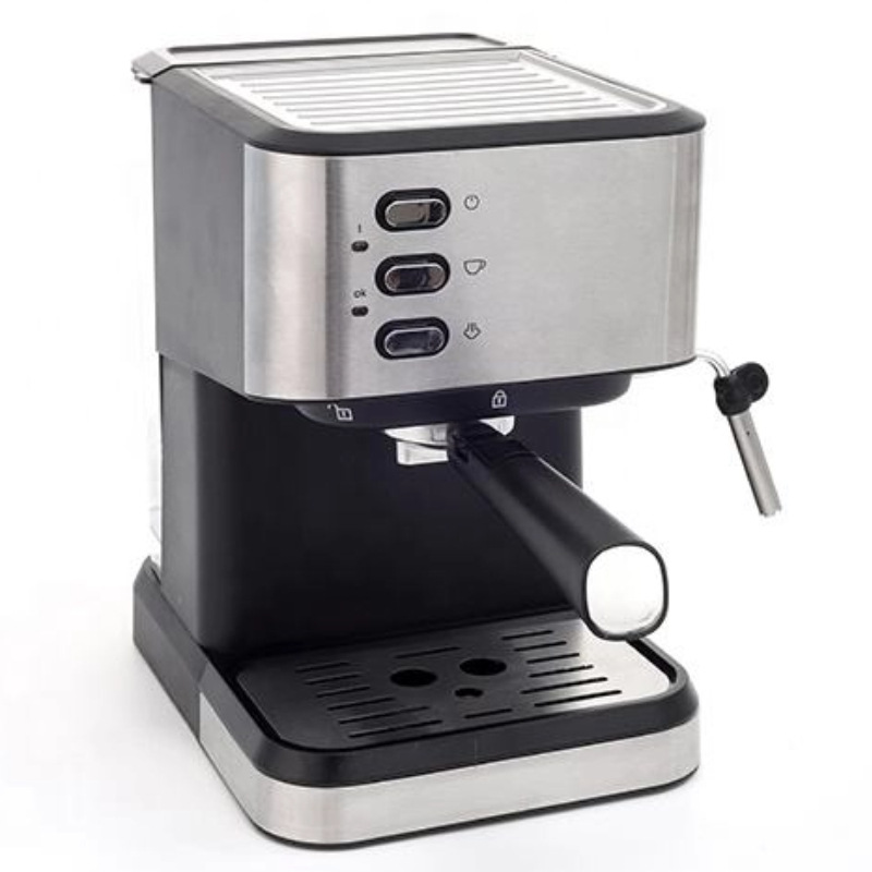 Espresso transfronterizo con grasa, máquina de café semi-automática de vapor de lujo, máquina de café italiana de oficina