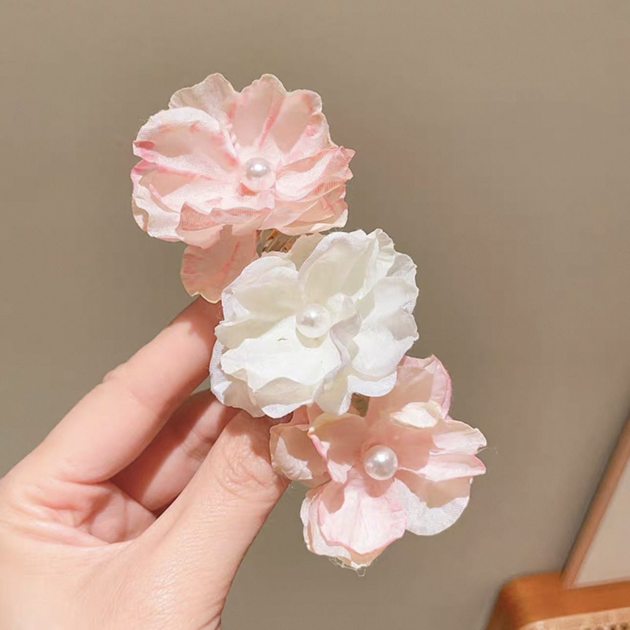 Línea telefónica trenzada transfronteriza, anillo para el cabello, perla, cabello trenzado recto, artefacto femenino, cola de caballo alta, burbuja, cabello trenzado, cuerda, accesorios para el cabello