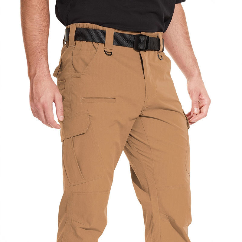 Men's Tactical Pants with Multiple Pockets, Durable Work Pants, Scratch-Resistant and Tear-Resistant Work Pants, Large Size Men's Work Casual Pants