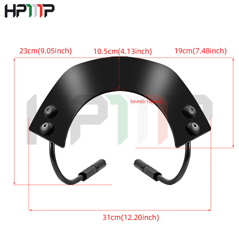 Ветрозащитный дефлектор HPMP HP-DF023 черный