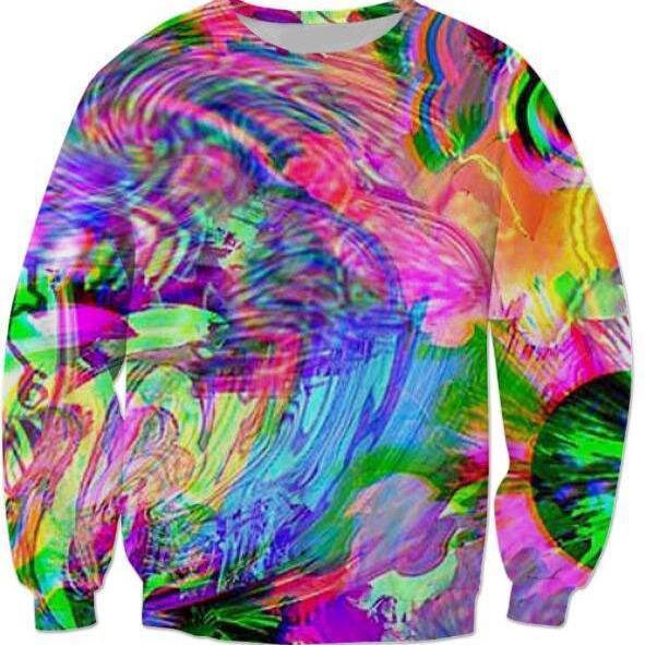 Pull à col rond, coupe ample, imprimé numérique 3D, style décontracté et personnalisé, idéal pour l'automne et l'hiver. Taille européenne. Sans capuche._voghion.com