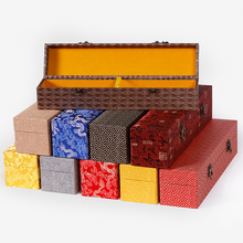 字画锦盒礼盒长方形精美空盒手卷品包装整理制作礼品手工艺传统