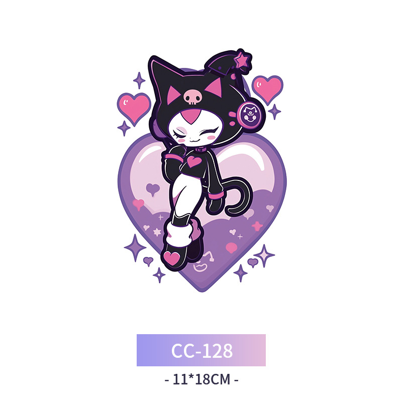 Transfronterizo en stock al por mayor de halloween colorido mariposa tatuaje pegatinas simulación sangrienta cicatriz pegatinas divertidas pegatinas impermeables