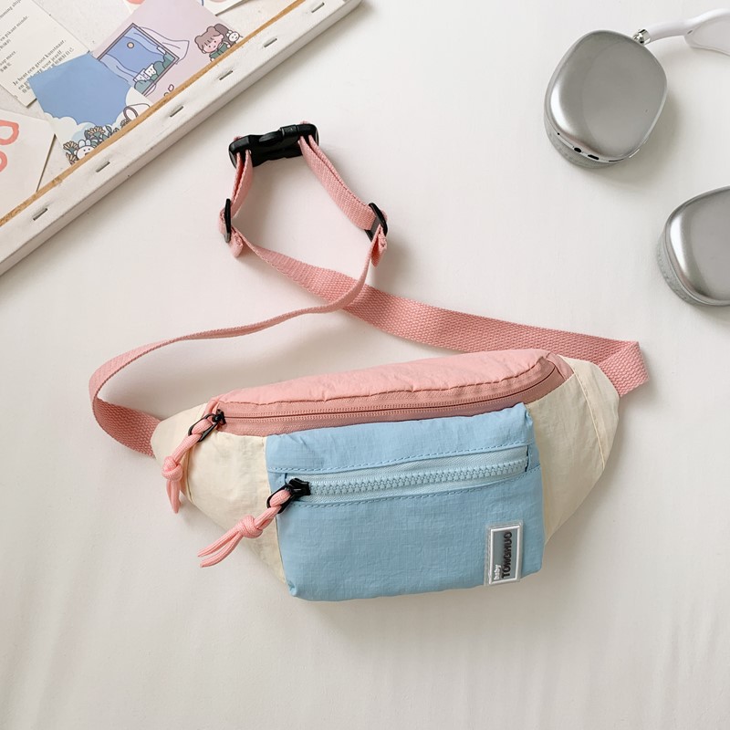 Bolsas de niños al por mayor transfronterizas frescas de moda al aire libre bolsas de pecho para niñas nuevas bolsas de cintura para niños pequeños