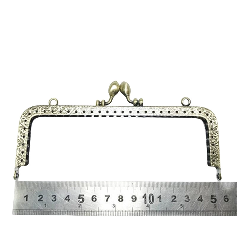 Bronze square bag accessory, materials set, DIY, 8.5-20.5cm, (Physicals)