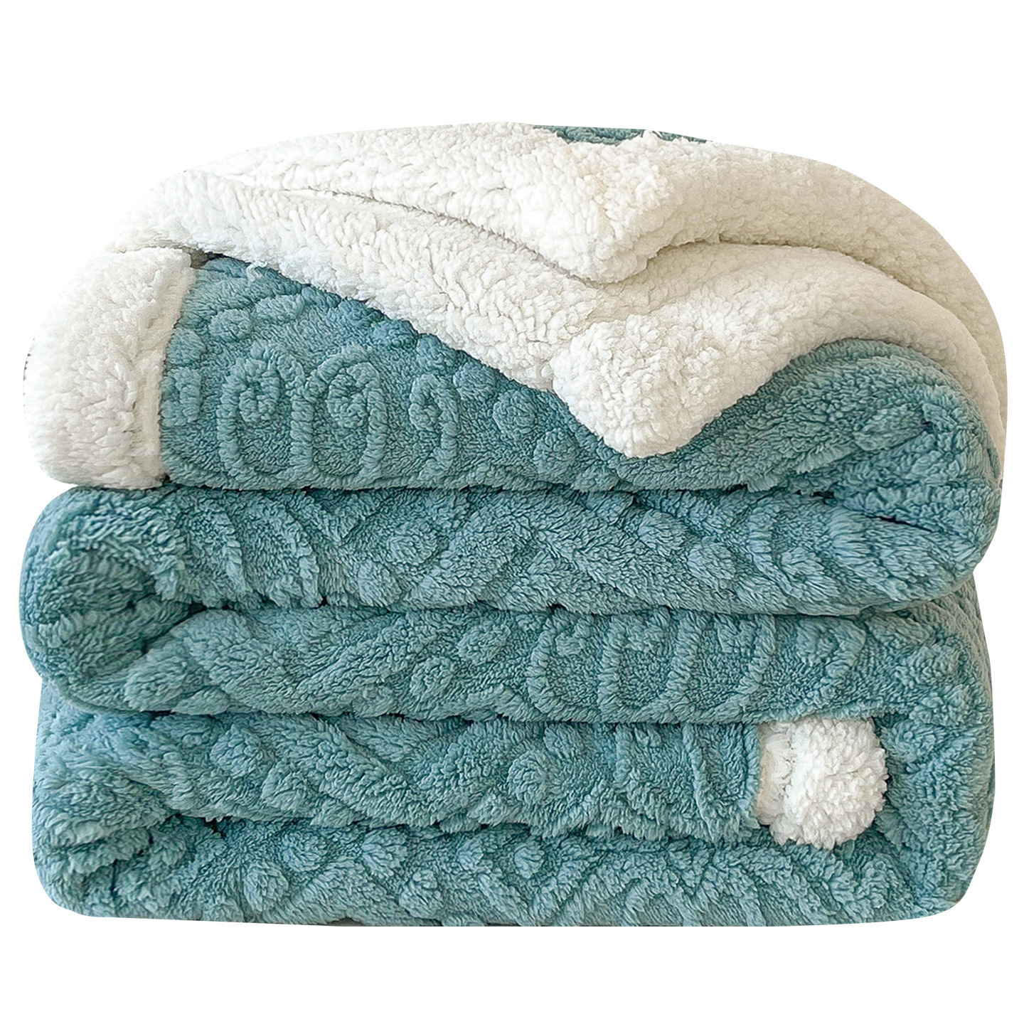 Manta de siesta invierno gruesa mantas de peluche leche oficina pequeña edredón de aire acondicionado mantas sofá mantas de cordero cashmere