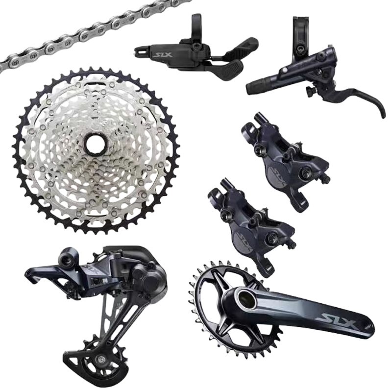 SHIMANO SHIMANO SLX M7100 conjunto de 12 velocidades 24 velocidades 1 * 12 2 * 12 conjunto de dientes de freno medio