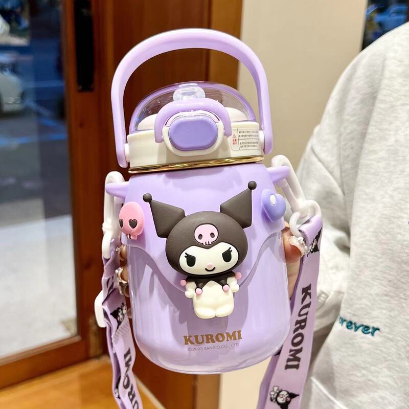 サンリオクロミ保温カップ子供用新型コップ女子高颜値携帯保温ポット誕生日プレゼント|undefined