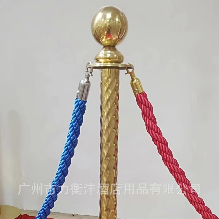 钛金镙纹圆球栏杆一米线镙纹球型栏杆贵宾挂绳栏杆镙纹挂绳栏杆|ru