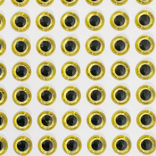 Factory Direct Supply High Transparency Crystal Drop Cast 3D Fish Eye Rainbow Laser Film Fish Eye 3D Simulation Fish Eye Sticker