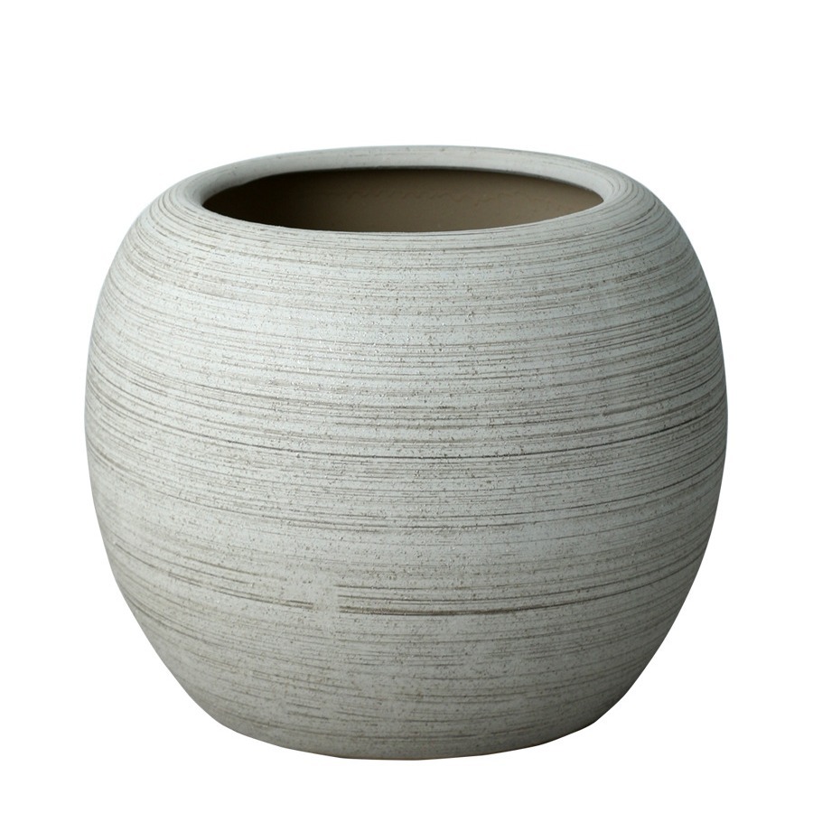 Gran decoración centro comercial creativo personalizado maceta extra grande Bola de jardín de gran tamaño patio Puerta de plantación de árboles