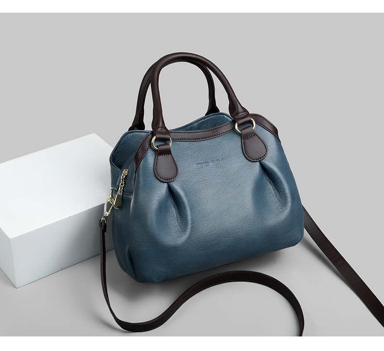 Women's Shoulder Bag Soft Leather Handbag For Middle Aged Women_voghion.com