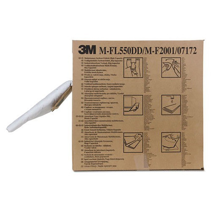 3M P-FL550DD plegable absorbente de aceite de algodón absorbente a prueba de fugas de algodón absorbente