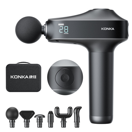 Konka fascia gun household intelligent electric muscle relaxation massager cross-border cervical membrane massage gun massager manufacturer