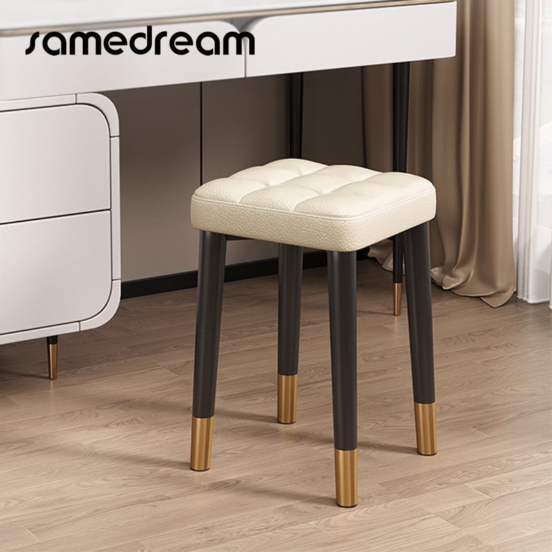 Silla de comedor Silla de Casa taburete apilable simple mesa de comedor moderna y silla de lujo ligero salón Silla de hierro maquillaje taburete