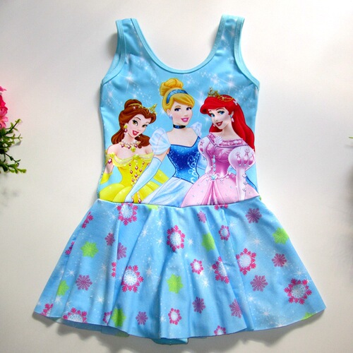 Korean version of cute children's swimsuits for girls and babies, small and medium-sized children's swimsuits, cartoon one-piece girls' swimsuits manufacturers wholesale