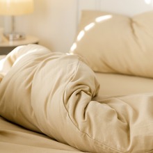 天竺棉四件套丨裸睡针织棉床上用品 简约条纹被套床单