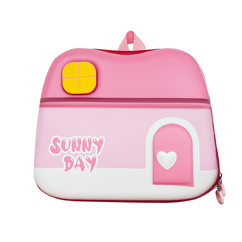 Nueva luz flash mochila de niños mochila de cáscara dura mochila de dibujos animados para niños de 2 - 6 años de edad mochila de jardín de infantes ligera