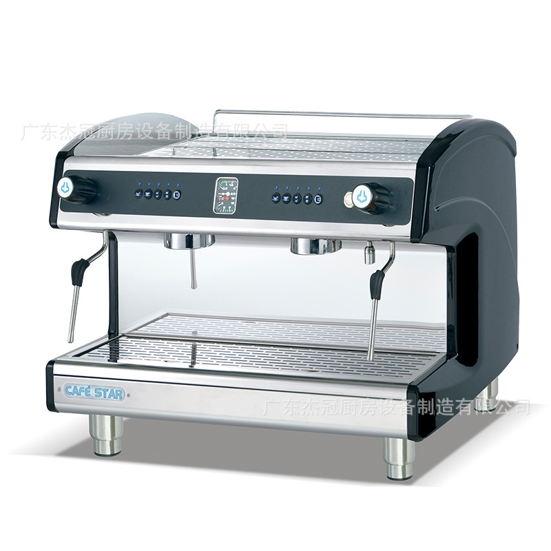 Máquina de café semiautomática comercial de doble cabeza K402T café de té de leche, máquina de extracción de leche, máquina de té y café italiano