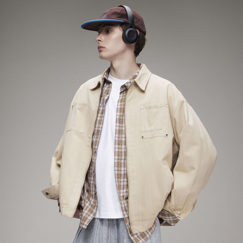 Retro Solid Color Lapel Jacket for Men and Women, Spring New Loose Coat, Korean Trendy Niche Top