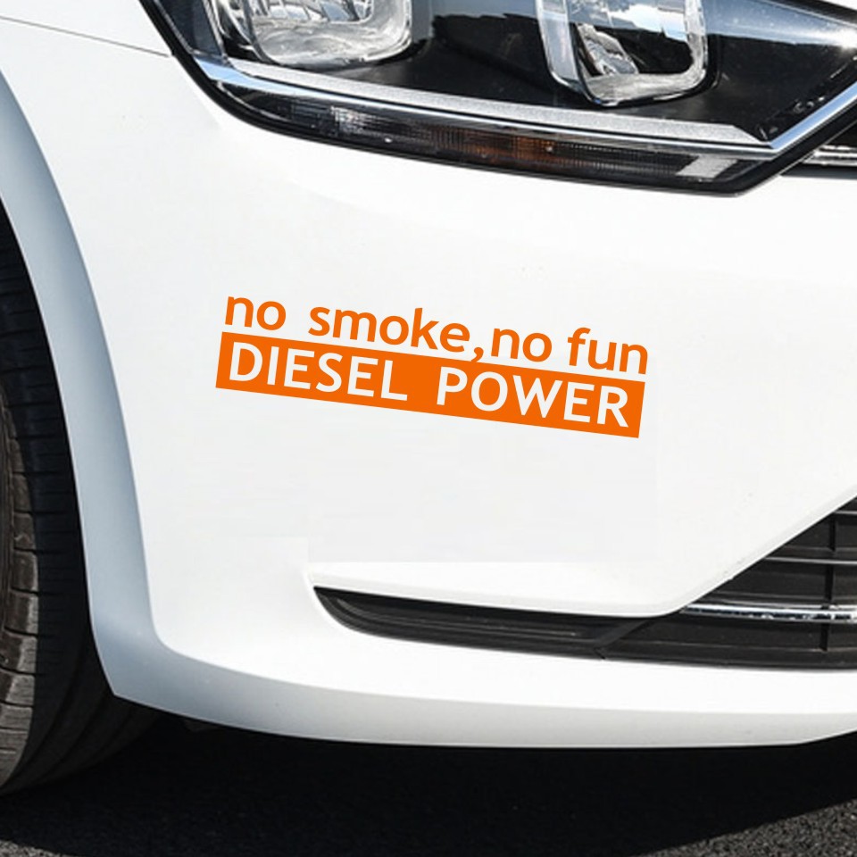 Fashion Smoke-free And Boring Automobile Sticker